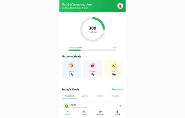 Health Tracker - Diet Calorie Management App
