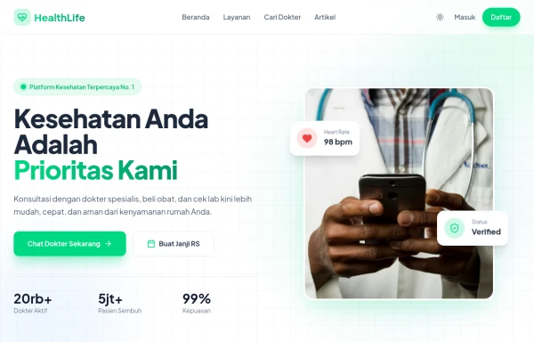 HealthLife - Modern Health Solutions