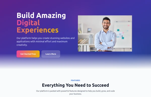 home page