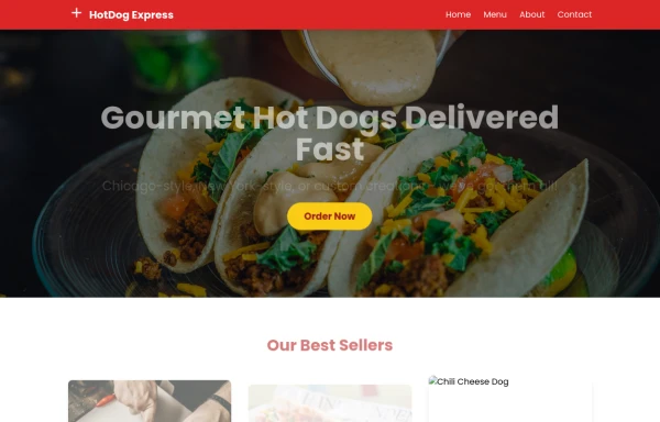 HOT DOGS WEB SITE