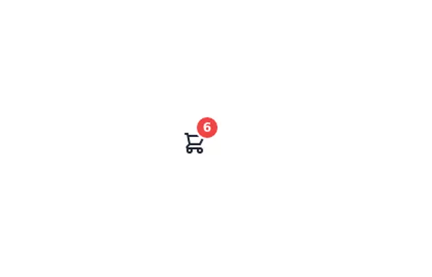Icon Notification Badge with Count