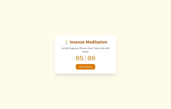 Incense Meditation