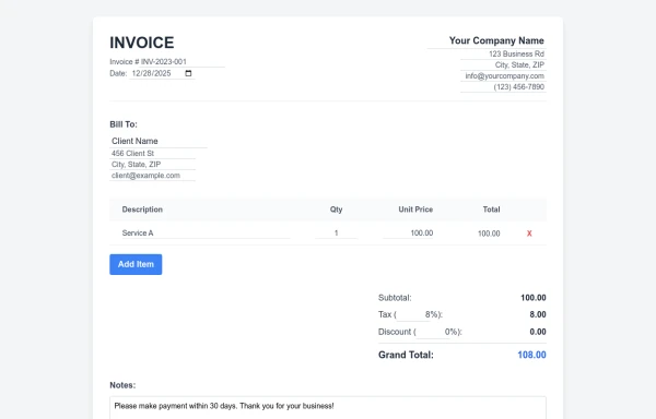 Invoice Generator