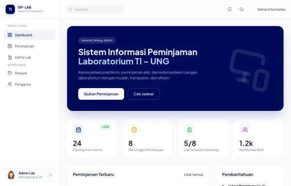 IT Lab Loan Information System - UNG
