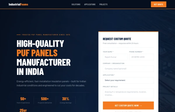 landing page
