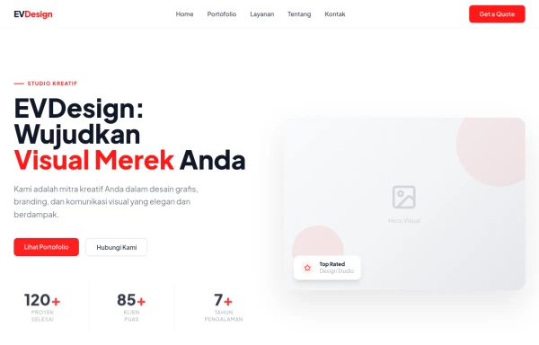Landing page EVDesign