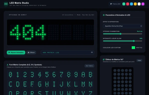 LED Dot Matrix Display