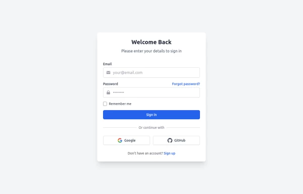 Login Form