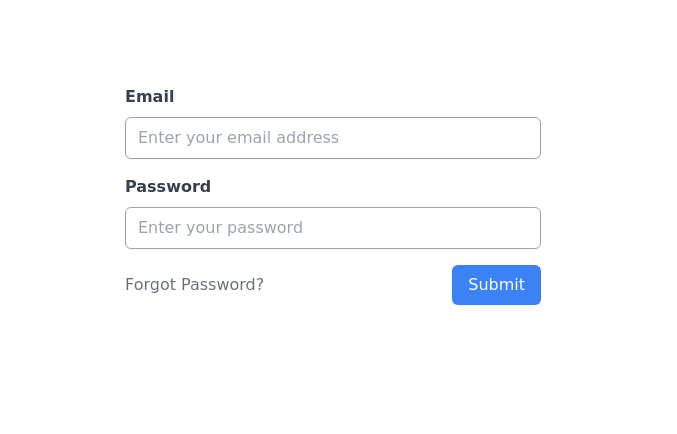 Simple login form