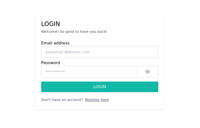 Login Form Component