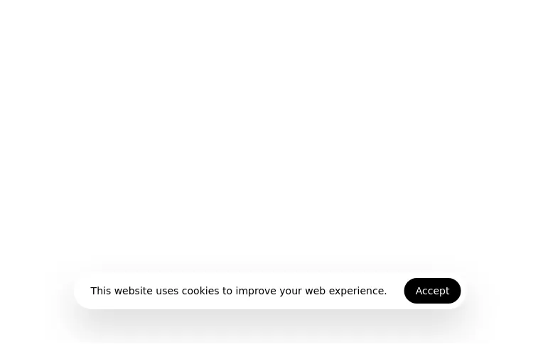 Minimal cookie consent popup