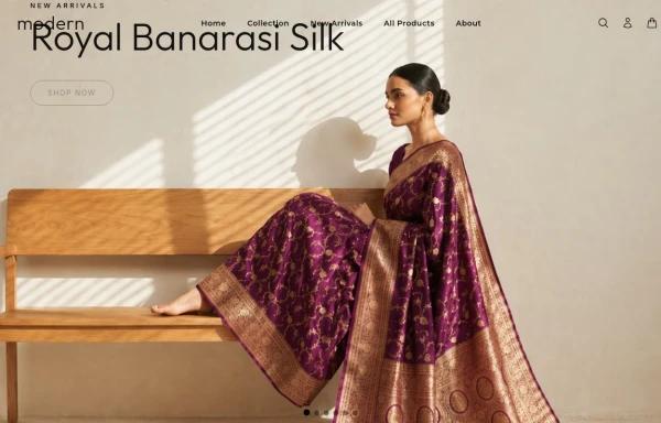 Fashion Landing Page with Hero Slider, GSAP Animations