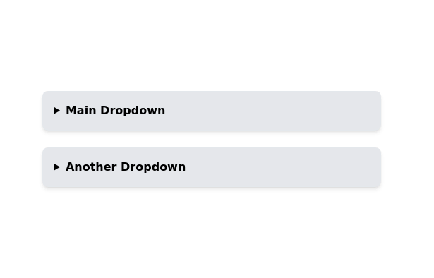 Nested dropdown