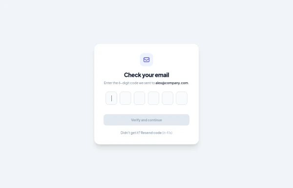 OTP Verification Form