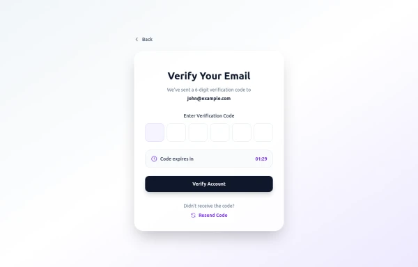 OTP Verification Page