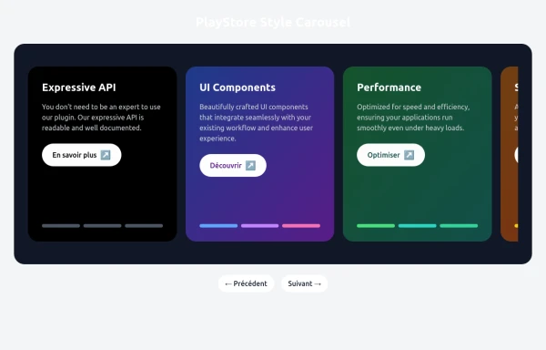 PlayStore Style Carousel