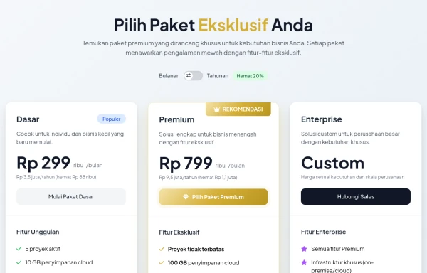 Pricing component luxuries