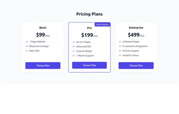 Pricing Plans