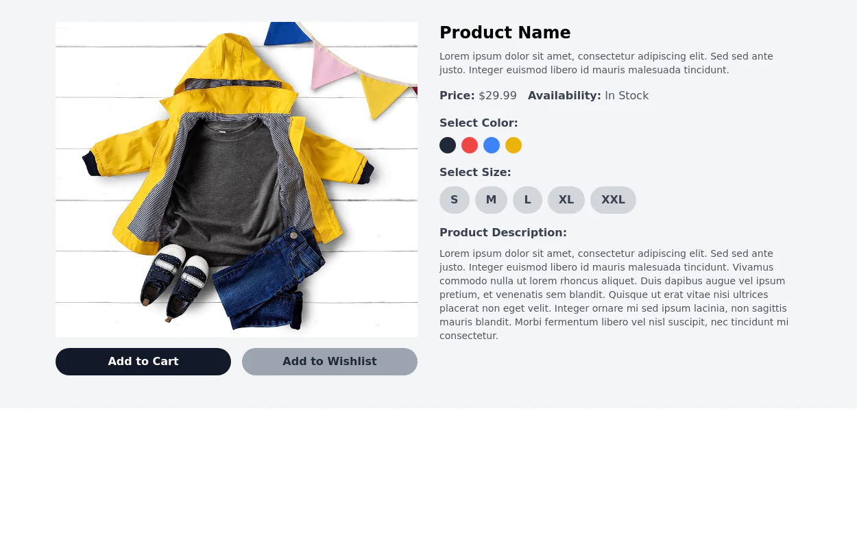 Product page