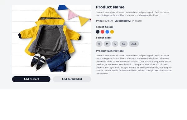 Product page