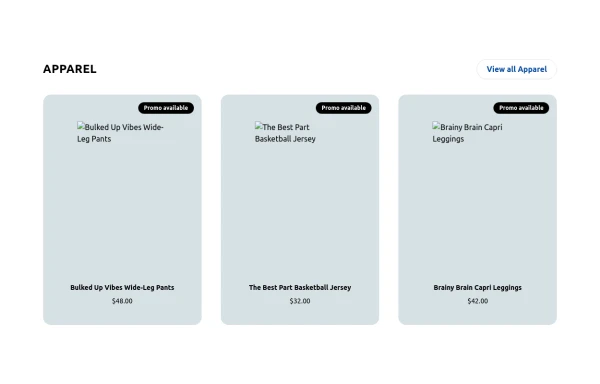 Products Layout
