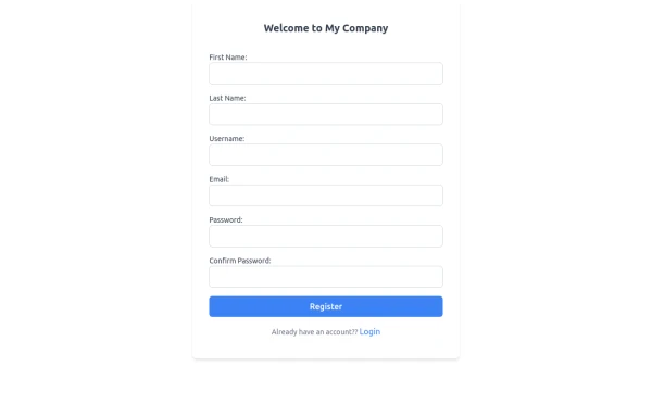 Register Form