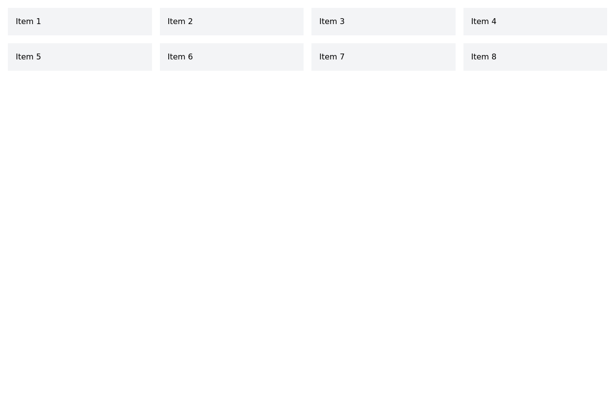 Responsive grid layout