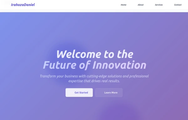 responsive home page