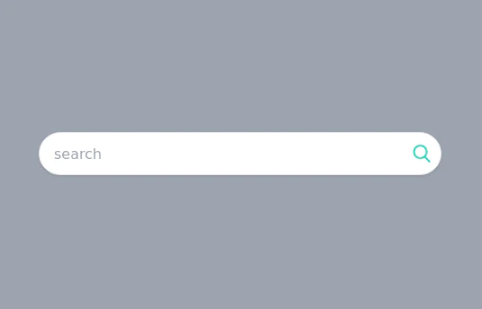 Responsive search bar