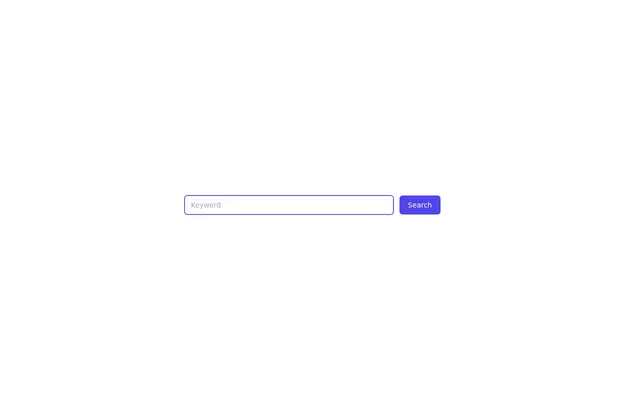 Responsive Search bar