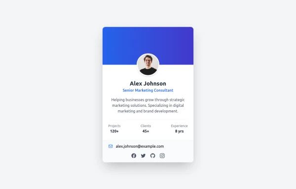 Responsive Tailind css card