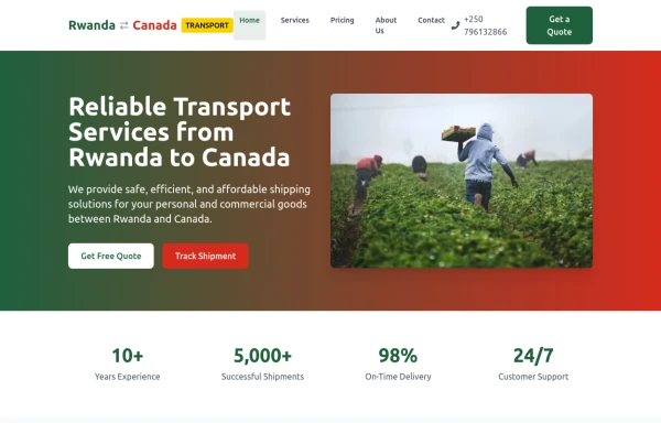 Rwanda-Canada Transport Services | Safe & Reliable Shipping