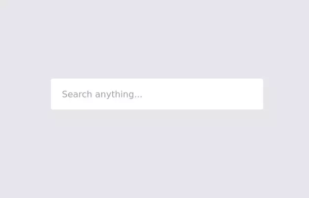 Search bar