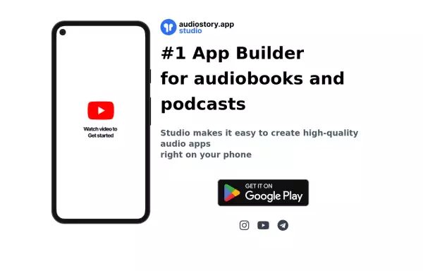 Simple app landing page