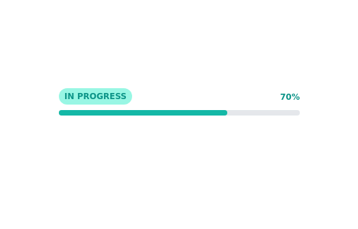 Simple progress bar component