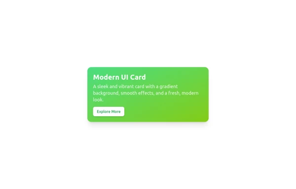 Sleek & Modern Tailwind CSS Card with Vibrant Gradient