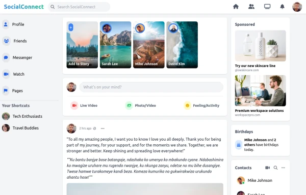 SocialConnect - Stay Connected