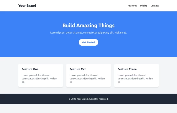 Standard Landing Boilerplate