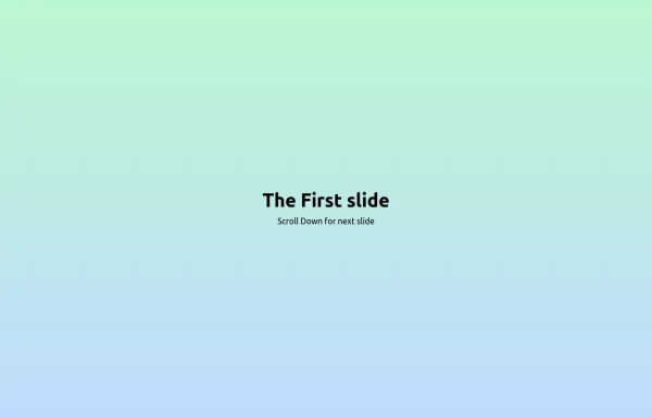 Sticky fullpage pages / slides