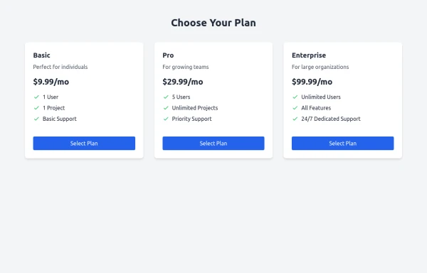 Subscription Plans