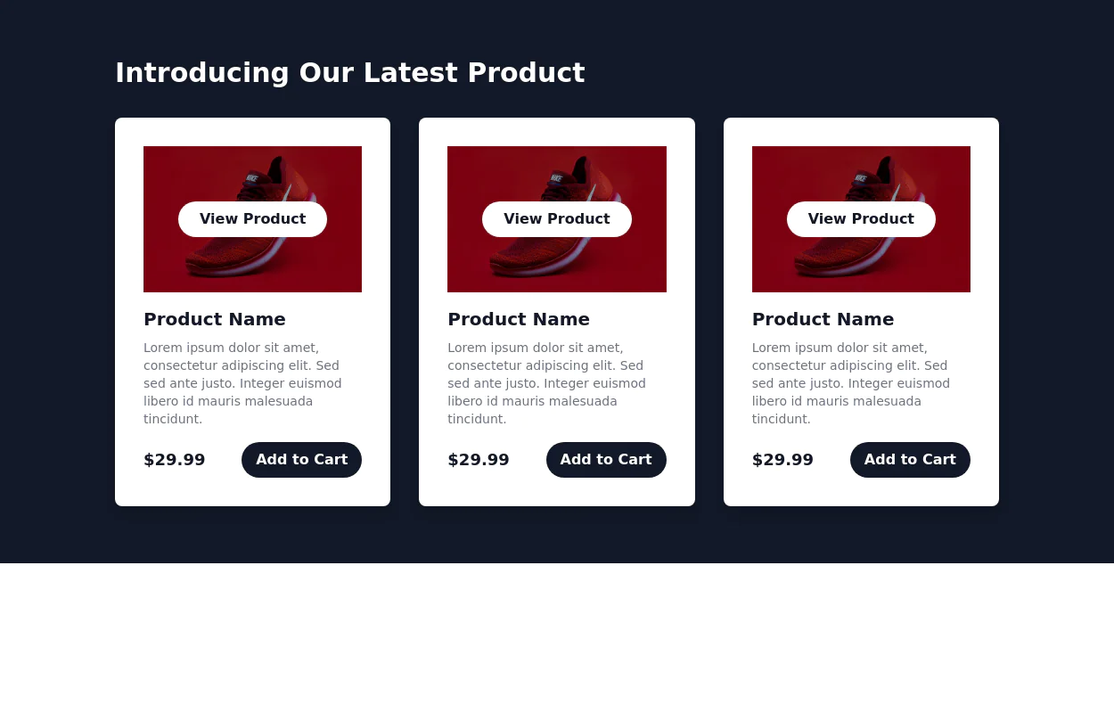 Tailwind products list