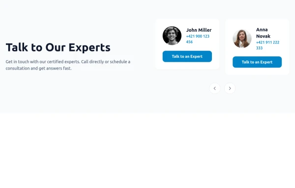 Team Hero Section with Carousel