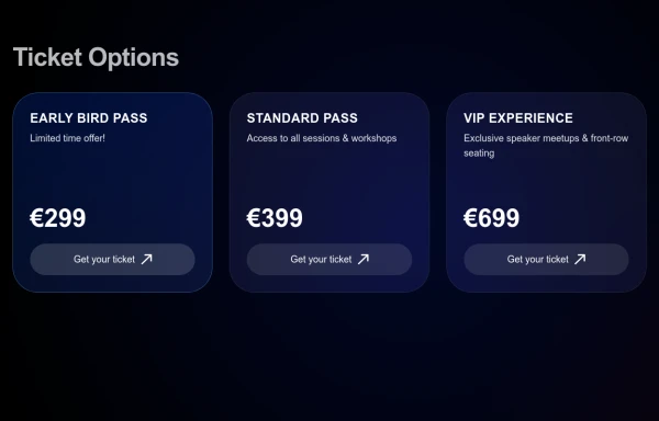 Ticket Options ios 26