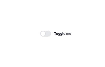Toggle me Animated Switch