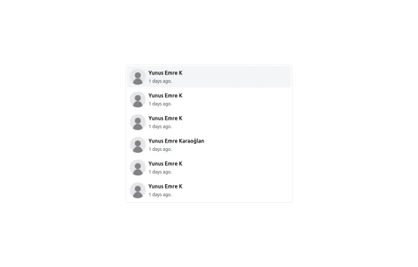 User list