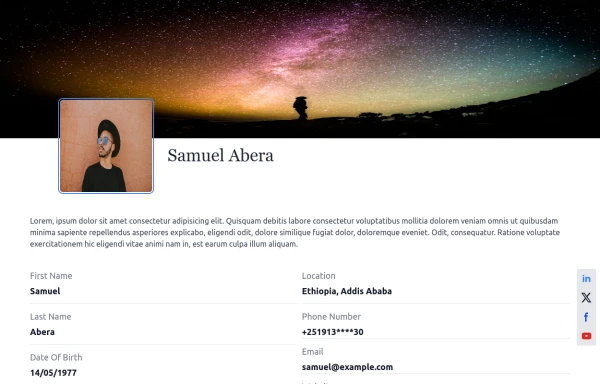 User Profile