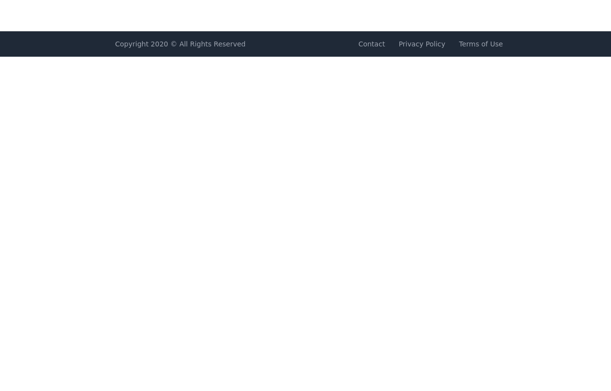 Very simple footer